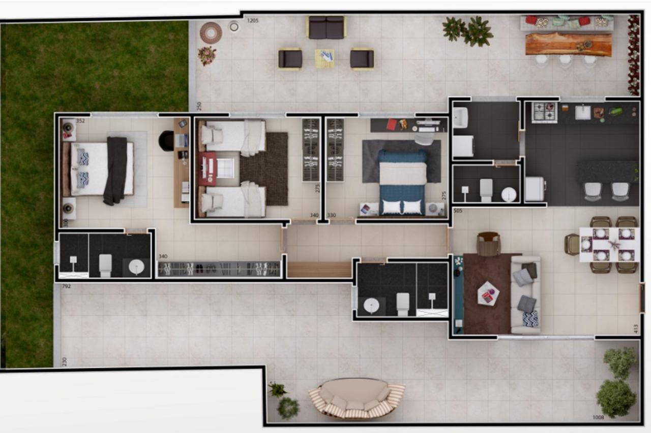 Lk Grajau 2 Apartment เบโลโอรีซอนชี ภายนอก รูปภาพ